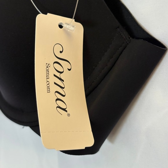 Soma Vanishing 360 Perfect Coverage Bra Women's 32A Black NEW - Picture 4 of 7